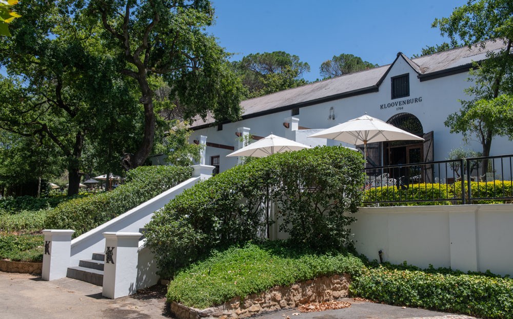 The Kloovenburg tasting room